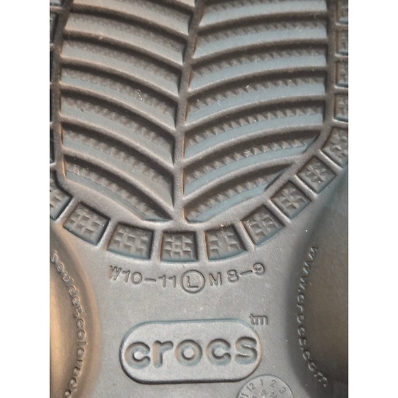 Crocs Men\'s Classic Clogs Black Comfortable‎ Slip On Sandals Size M8/W10 main image 8